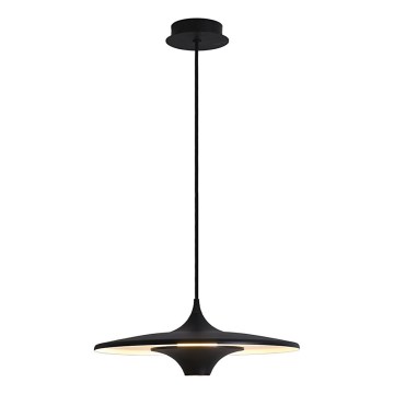 LED люстра на стоманено въже RENE LED/19W/230V CRI 90 черна