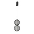 LED Люстра на въженце PUMA LED/10W/230V диаметър 14 см черно