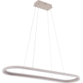 LED люстра на кабел CASHMERE LED/80W/230V 30x100 см бежова