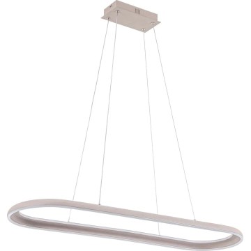 LED люстра на кабел CASHMERE LED/80W/230V 30x100 см бежова