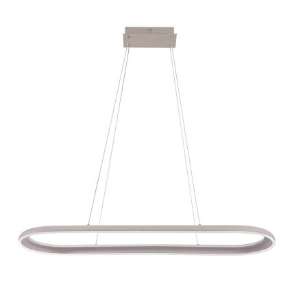 LED люстра на кабел CASHMERE LED/80W/230V 30x100 см бежова