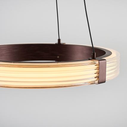 LED люстра на кабел JESI LED/2W/230V 3000K кафява