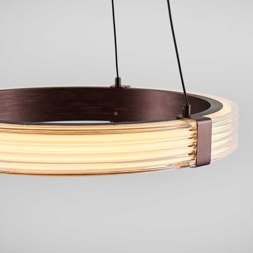 LED люстра на кабел JESI LED/2W/230V 3000K кафява