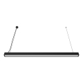 LED люстра на кабел/повърхностно монтиран LED/44W/230V 3000K 120 cm черна
