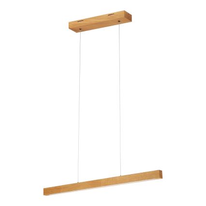 LED люстра на кабел VERDE LED/18W/230V 3000K 76 cm дъб