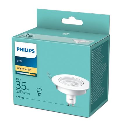 LED Луничка Philips GU10/3W/230V 2700K