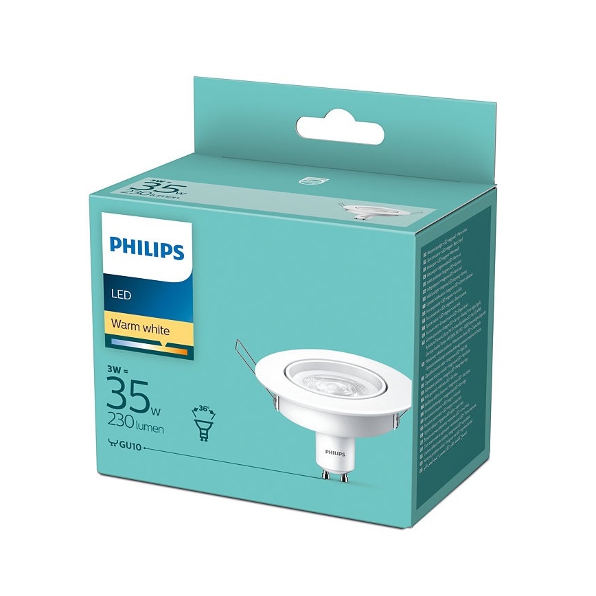 LED Луничка Philips GU10/3W/230V 2700K