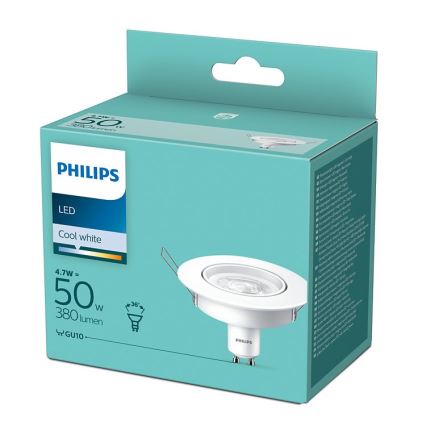 LED Луничка Philips GU10/4,7W/230V 4000K