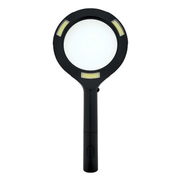 LED лупа 3× увеличение с LED подсветка/3W/2xAA IP22