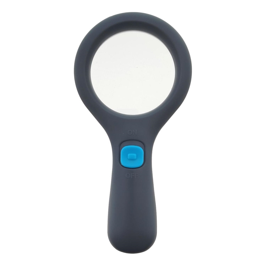 LED лупа 3×увеличение с LED подсветка/3W/2xAAA IP22
