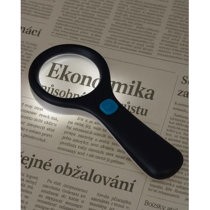 LED лупа 3×увеличение с LED подсветка/3W/2xAAA IP22