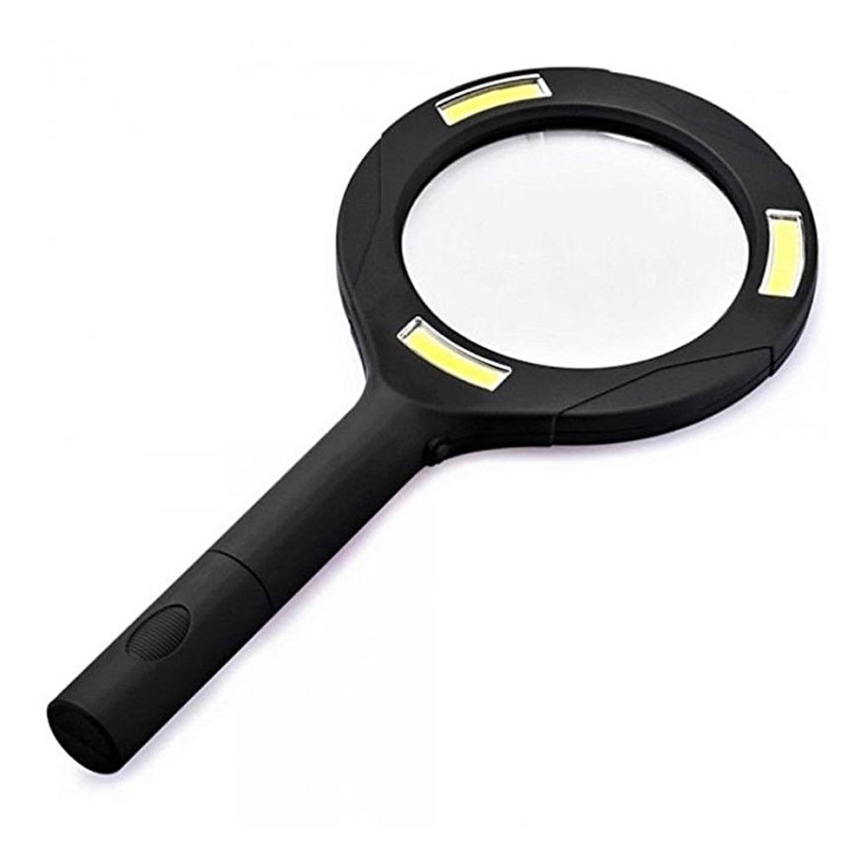 LED Лупа 5×ZOOM с подсветка LED/3W/2xAA IP44