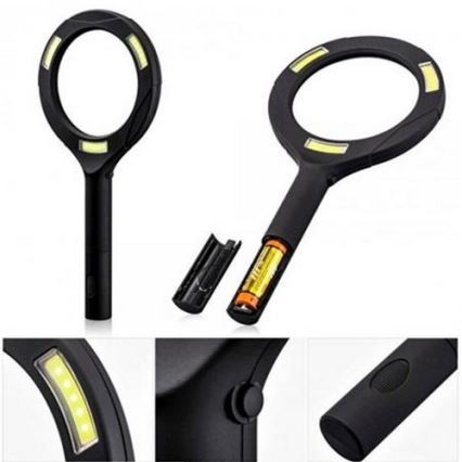 LED Лупа 5×ZOOM с подсветка LED/3W/2xAA IP44