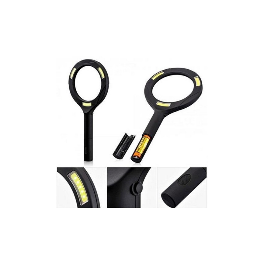 LED Лупа 5×ZOOM с подсветка LED/3W/2xAA IP44