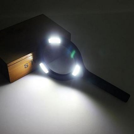 LED Лупа 5×ZOOM с подсветка LED/3W/2xAA IP44