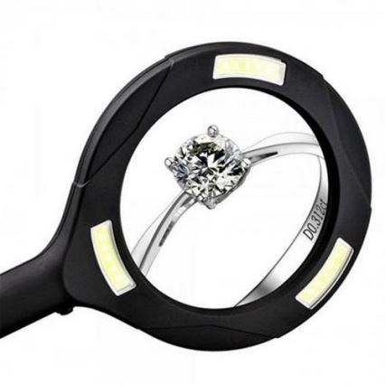 LED Лупа 5×ZOOM с подсветка LED/3W/2xAA IP44