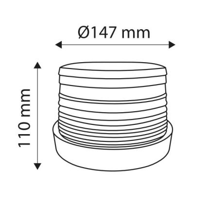 LED Магнитна предупредителна лампа LIGHT LED SMD 5730/12-24V