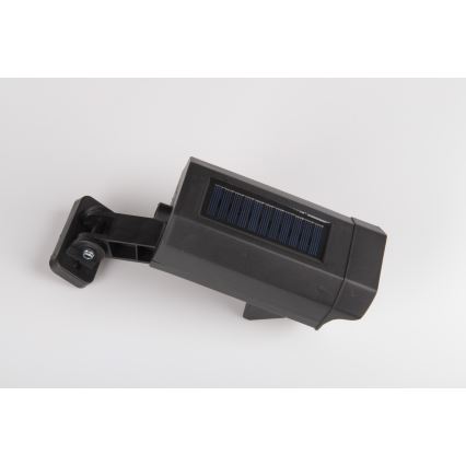 LED Макет охранителна камера със сензор и със соларен панел LED/5W/5,5V 800 mAh IP65 + дистанционно управление