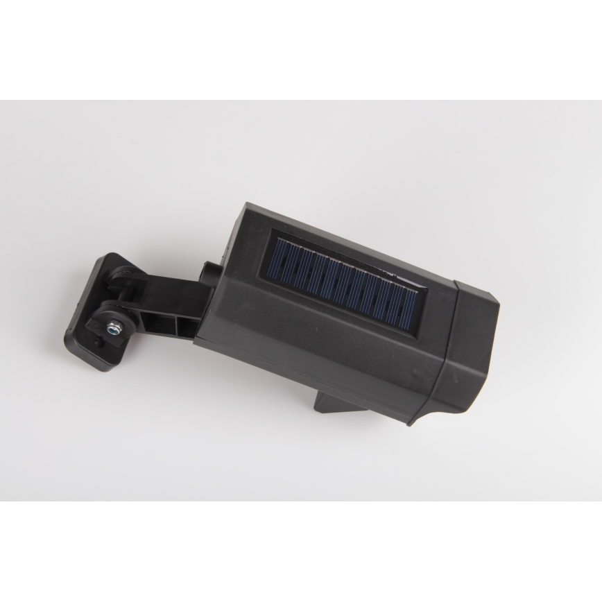 LED Макет охранителна камера със сензор и със соларен панел LED/5W/5,5V 800 mAh IP65 + дистанционно управление