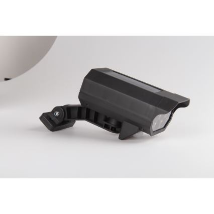 LED Макет охранителна камера със сензор и със соларен панел LED/5W/5,5V 800 mAh IP65 + дистанционно управление