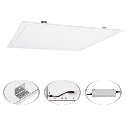 LED Микропризматичен панел за вграждане ZEUS LED/45W/230V 4000K