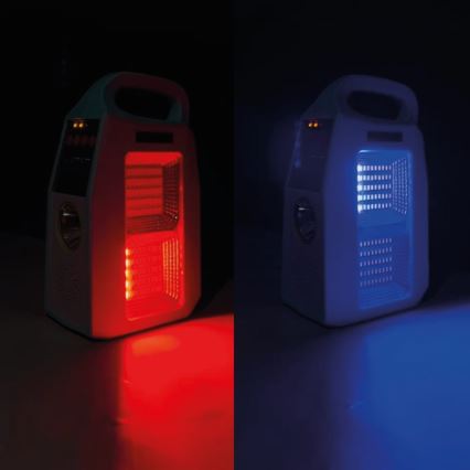 LED Многофункционален соларен лампа с високоговорител и power bank LED/5W/7200mAh IP65