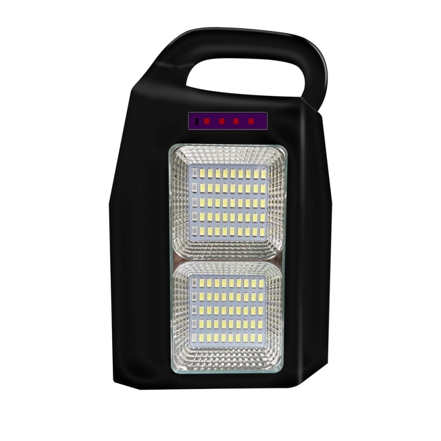 LED Многофункционален соларен лампа с високоговорител и power bank LED/5W/7200mAh IP65