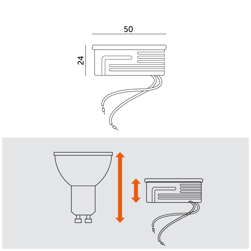 LED Модул LED/6,5W/230V 4000K