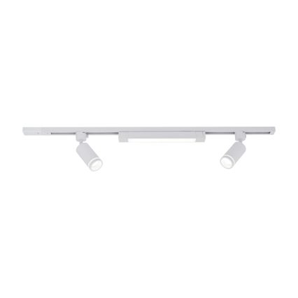 LED настенно вградено осветление TRACER 2xGU10/10W/230V + LED/20W 1 м бяло