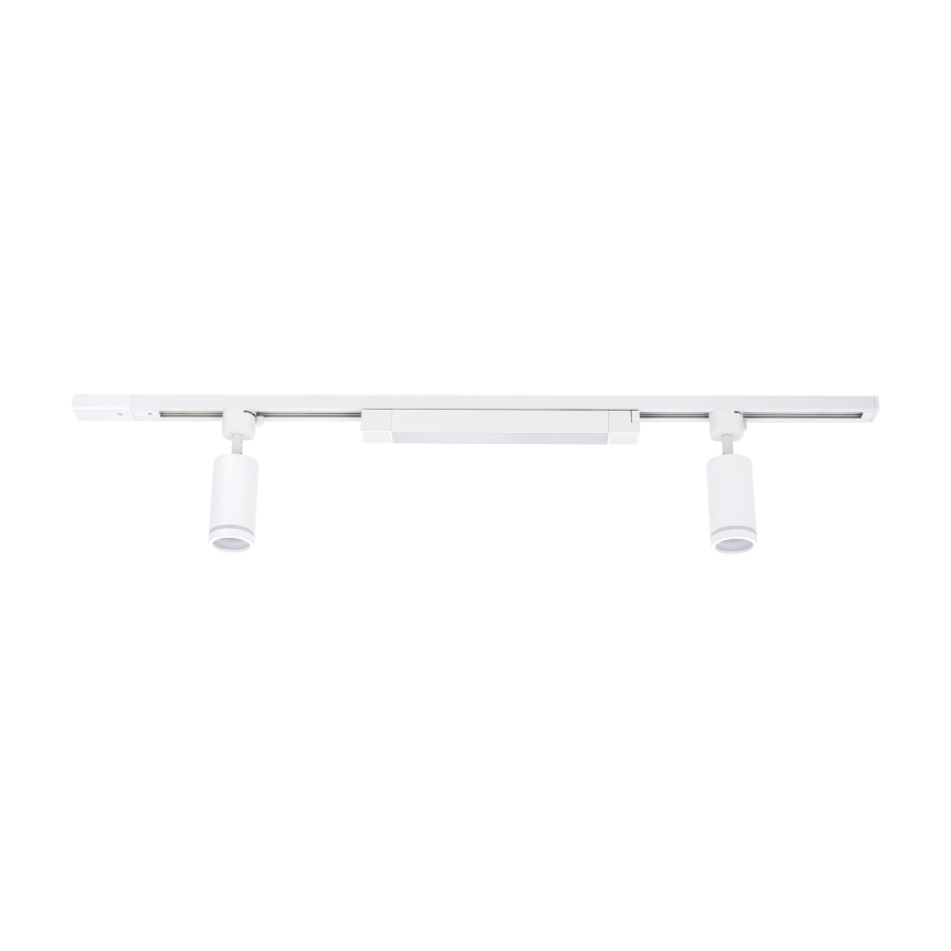 LED настенно вградено осветление TRACER 2xGU10/10W/230V + LED/20W 1 м бяло
