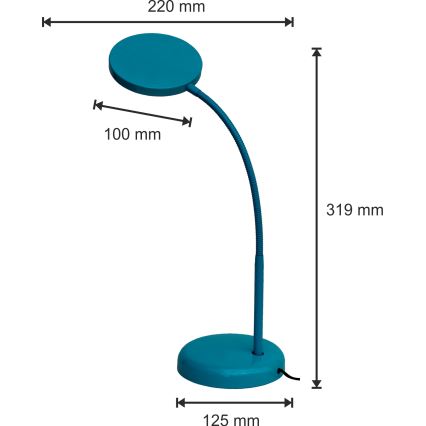 LED Настолна лампа ANITA LED/6W/230V