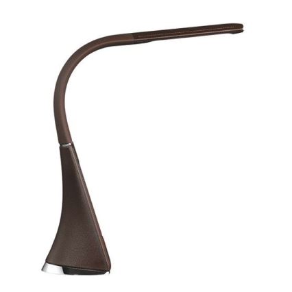LED Настолна лампа Димируема с дисплей LED/6W/230V кафява