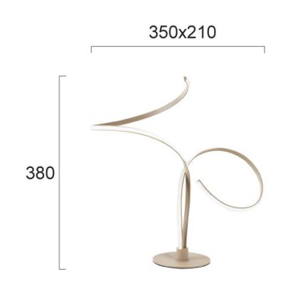 LED настолна лампа IVANA LED/5W/230V бежова