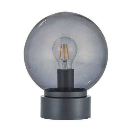 LED настолна лампа JIMMY 1xE27/60W/230V антрацит/димно черно
