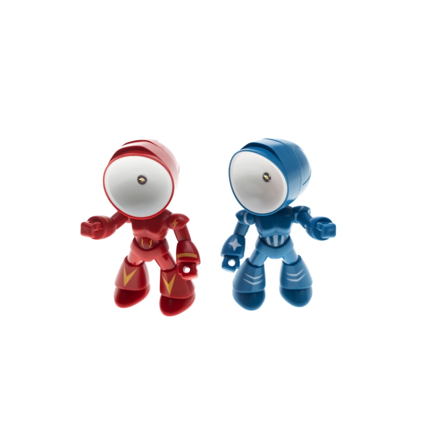 LED настолна лампа LED/0,06W/3xLR41 robot синя