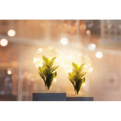 LED Настолна лампа LIV LED/2xAAA сива