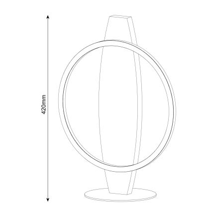 LED настолна лампа MELISA LED/10W/230V от бор