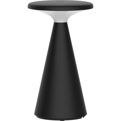 LED регулируема сензорна външна настолна лампа PAROS LED/1,8W/5V USB 1800 mAh IP44 черна