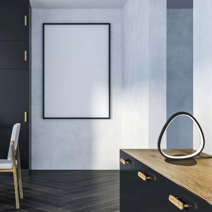 LED настолна лампа PETRA LED/12W/230V 4000K черна