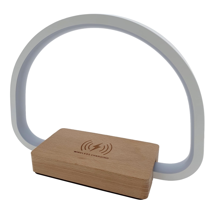 LED Димируема сензорна настолна лампа с безжично зареждане LED/10W/5V 3000/4500/7000K