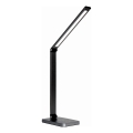 LED настолна лампа с безжично зарядно LED/10W/230V 3000/4000/4500/5000/6000K черна