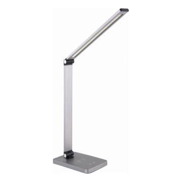 LED Настолна лампа с безжично зарядно LED/10W/230V 3000/4000/4500/5000/6000K матов хром