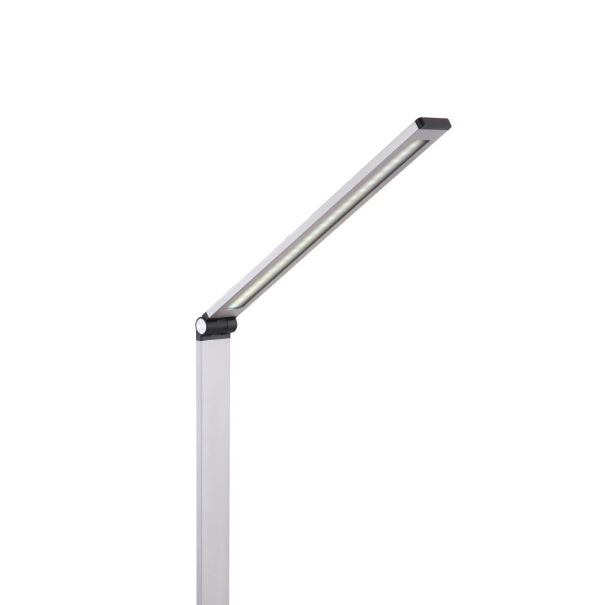 LED Настолна лампа с безжично зарядно LED/10W/230V 3000/4000/4500/5000/6000K матов хром