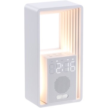 LED настолна лампа с будилник и функция за зареждане CALM LED/3,5W/5V