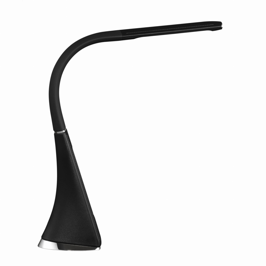 LED димируема сензорна настолна лампа с дисплей LED/7W/5V черна
