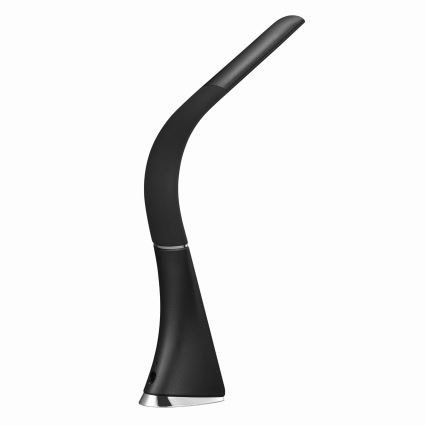 LED димируема сензорна настолна лампа с дисплей LED/7W/5V черна