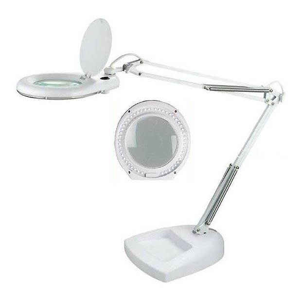 LED Настолна лампа с лупа LED/15W/230V