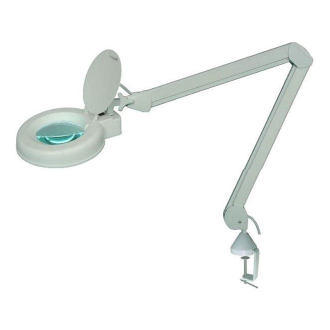 LED настолна лампа с лупа LED/5W/230V 6000K бял