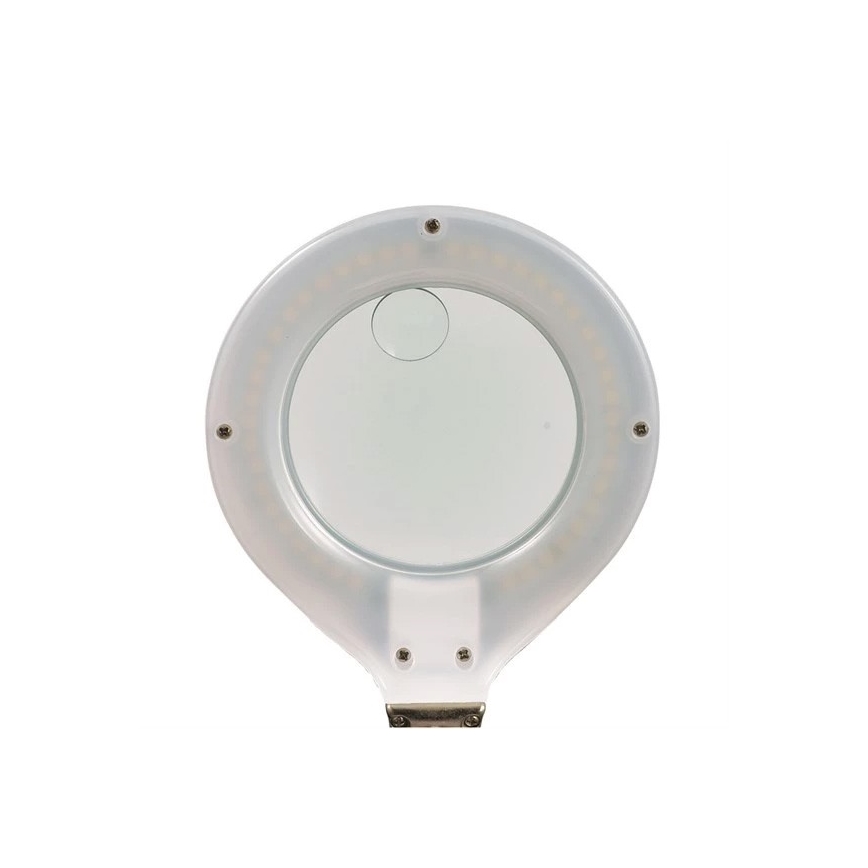 LED Настолна лампа с лупа LED/6,5W/230V бяла