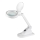 LED Настолна лампа с лупа LED/6W/230V бяла